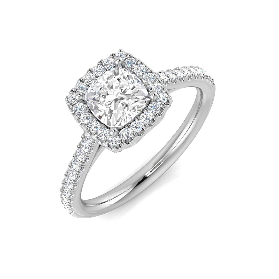 SR863 — Ring - 9k White Gold