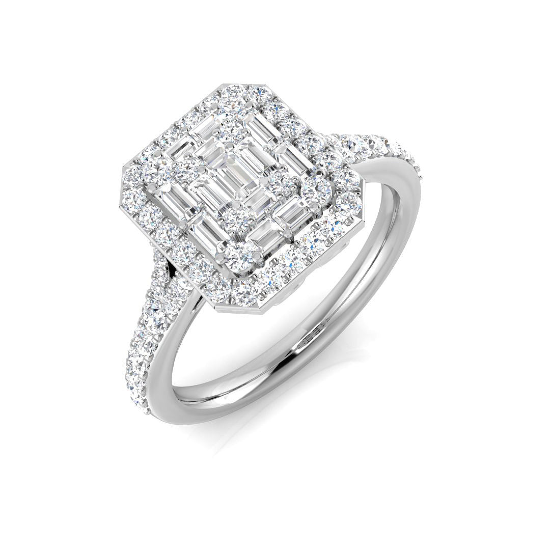 SR88 — Ring - 9k White Gold
