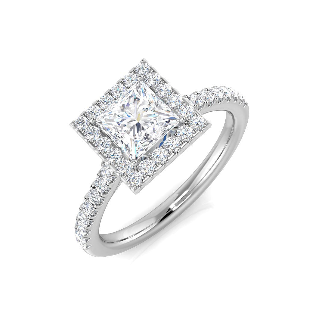 SR917 — Ring - 9k White Gold