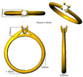 SR964-3.1 — Ring - 9k Two Tone detail