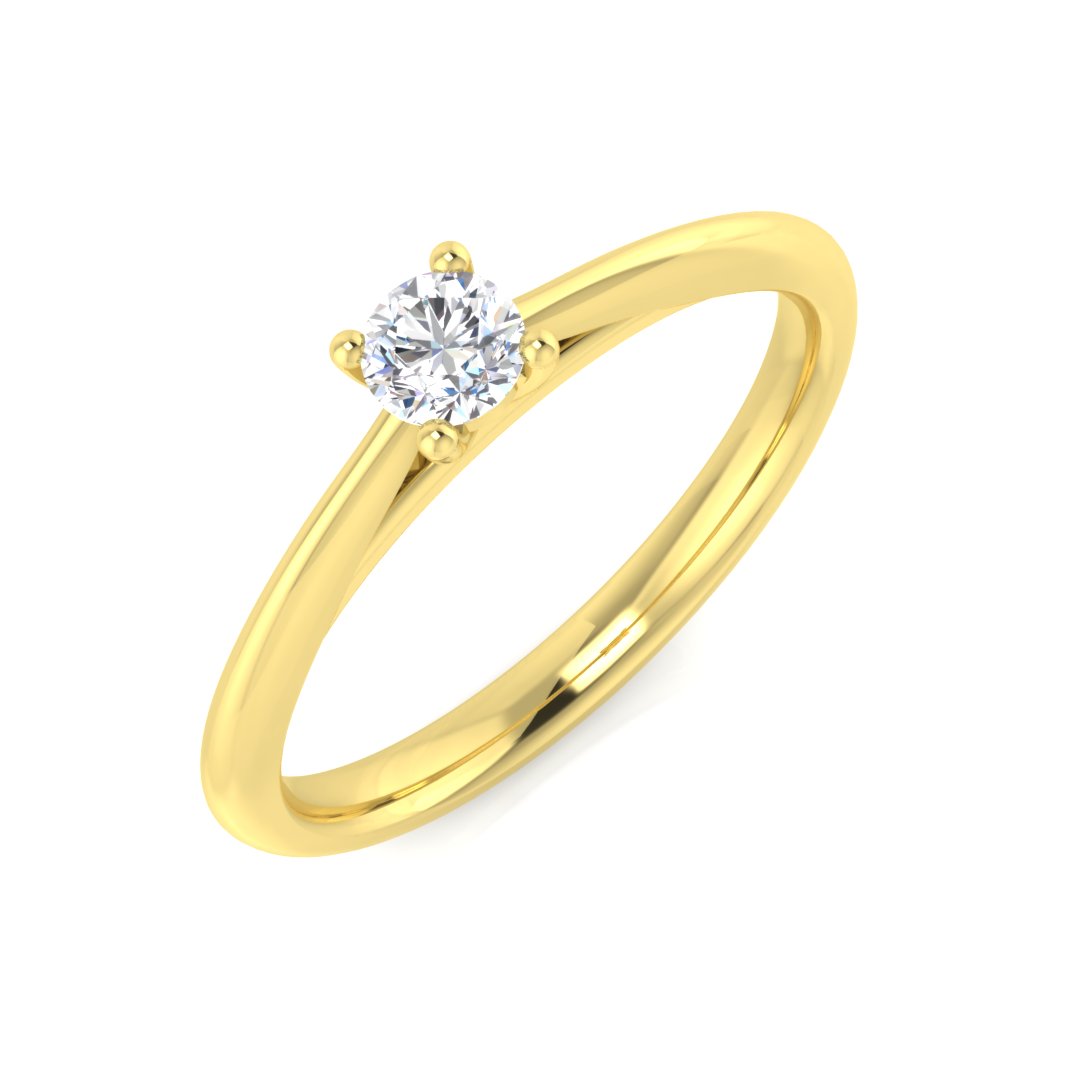 SR964-3.5MM — Ring - 9k Yellow Gold