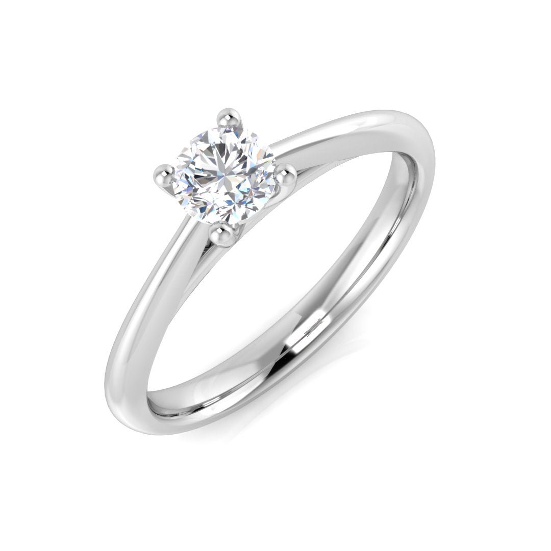 SR964-4.5MM — Ring - 9k White Gold