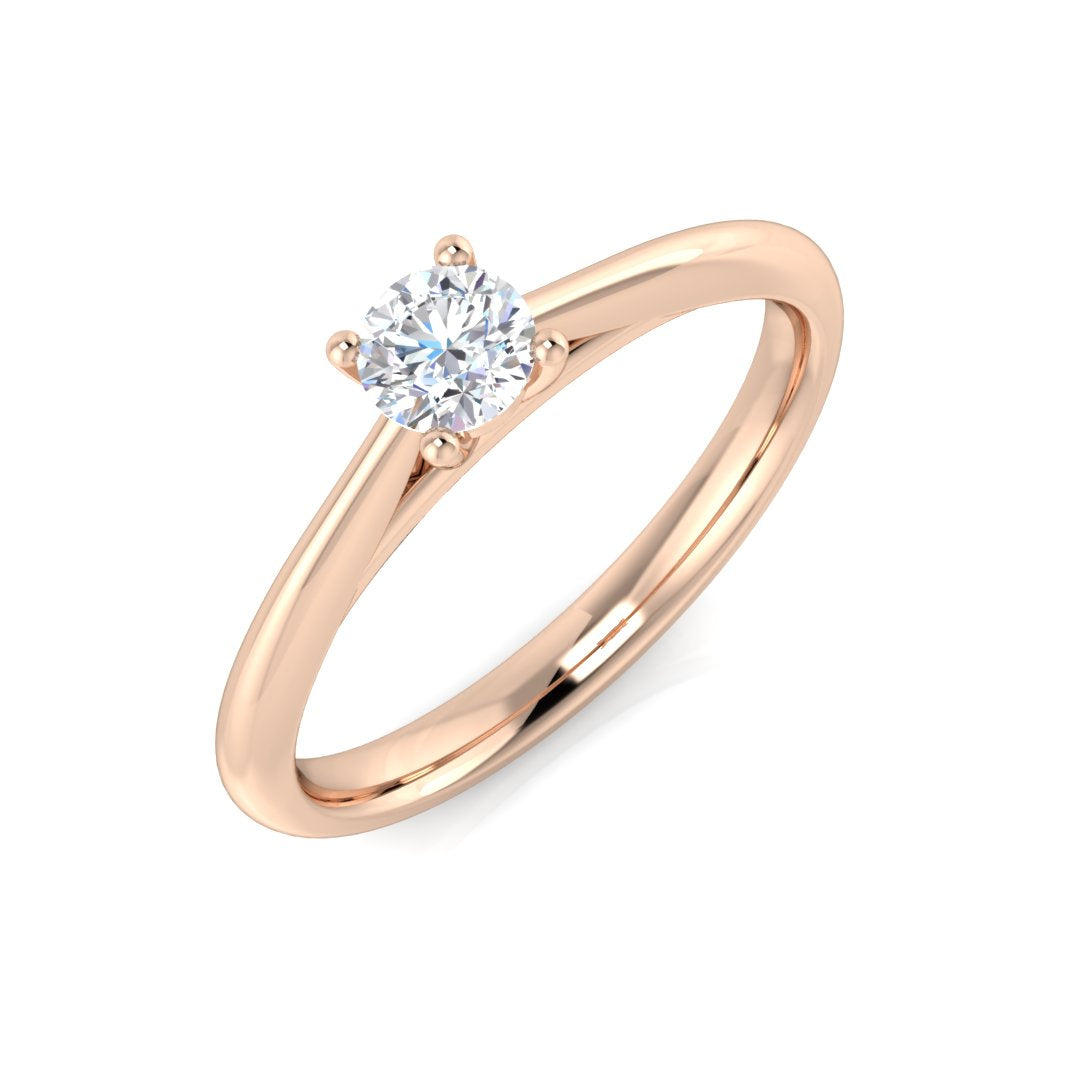 SR964-4.0MM — Ring - 9k Rose Gold