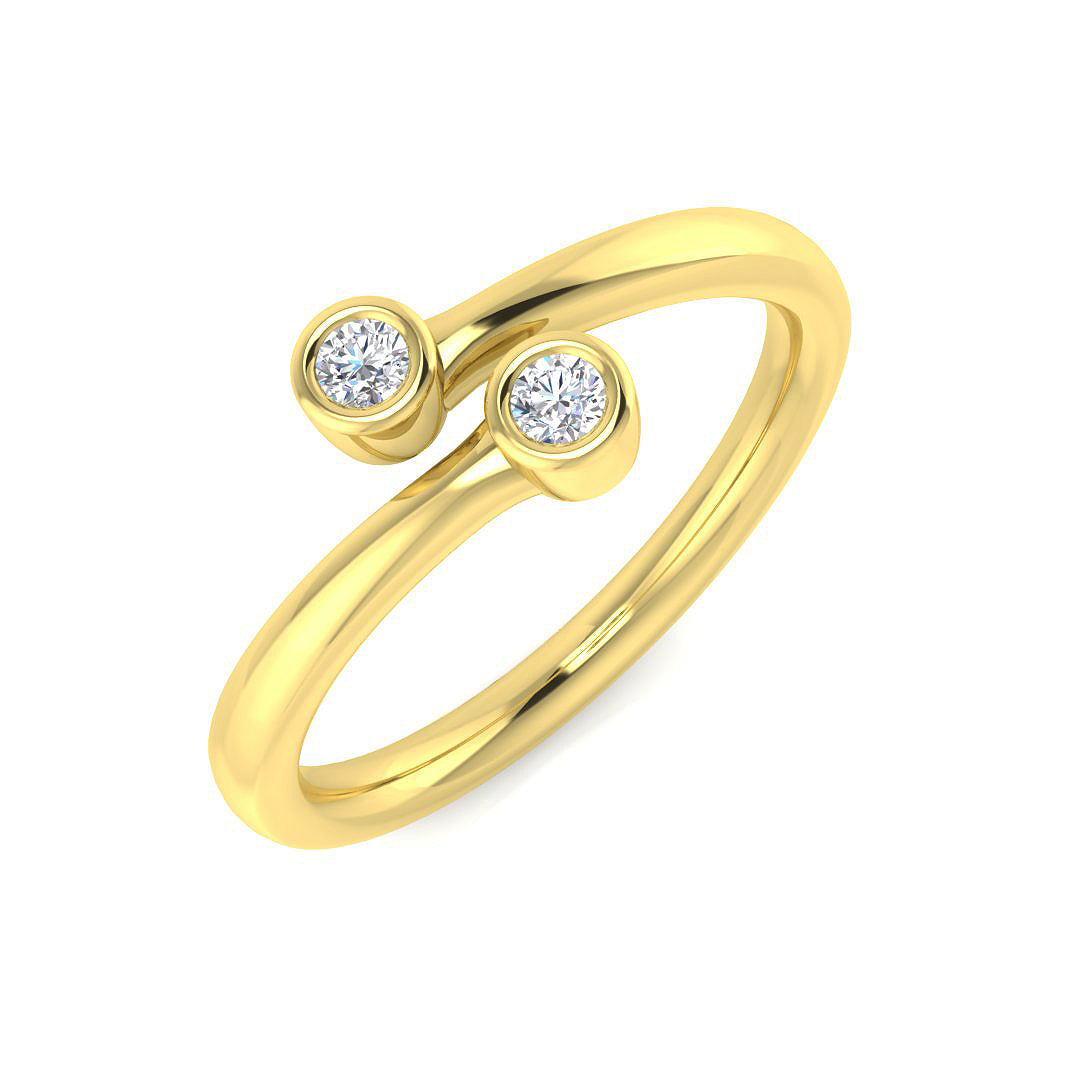 SR978 — Ring - 9 KT Yellow Gold