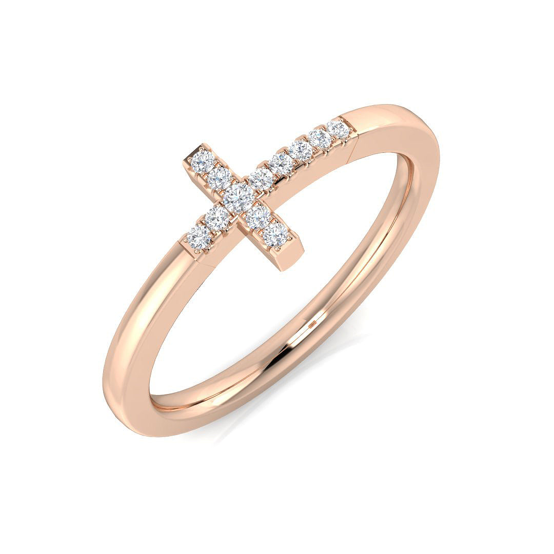 SR996 — Ring - 9k Rose Gold