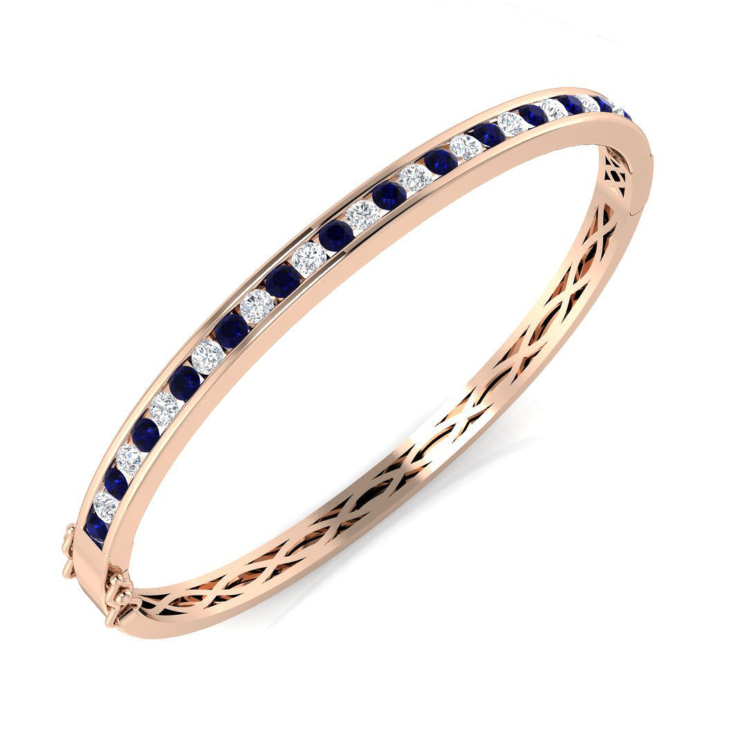XYA0186 — Bangle - 9k Rose Gold