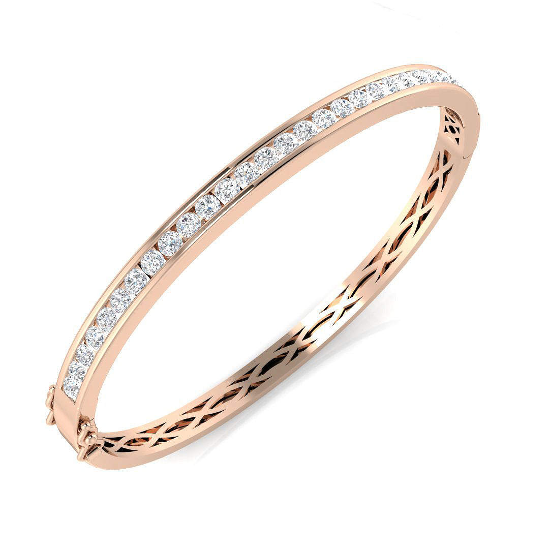 XYA0186 — Bangle - 9k Rose Gold