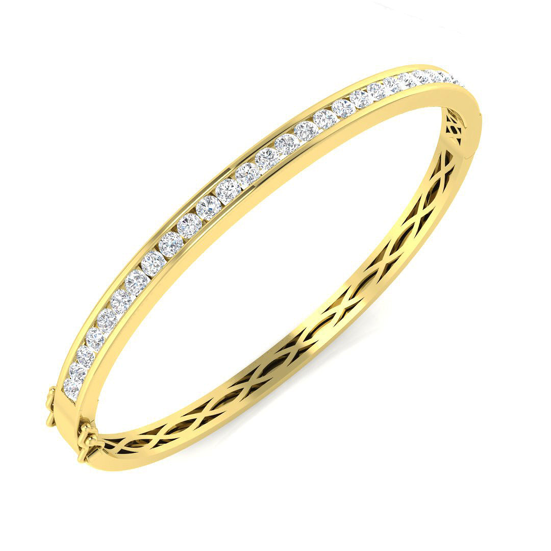 XYA0186 — Bangle - 9k Yellow Gold