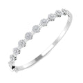 XYA0218 — Bangle - 9k White Gold