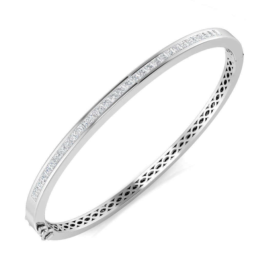 XYA0227 — Bangle - 9k White Gold