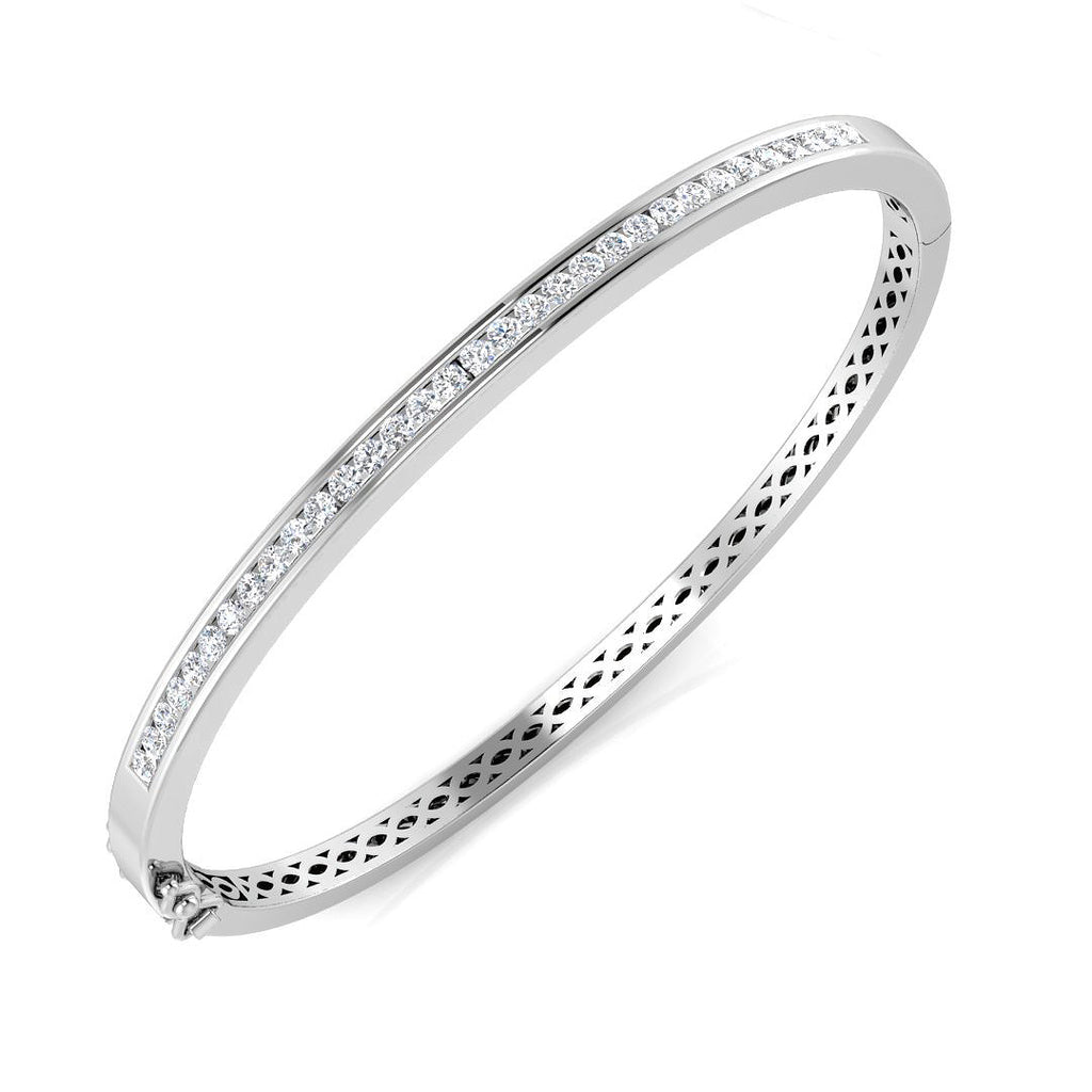 XYA0227 — Bangle - 9k White Gold