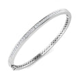 XYA0227 — Bangle - 9k White Gold