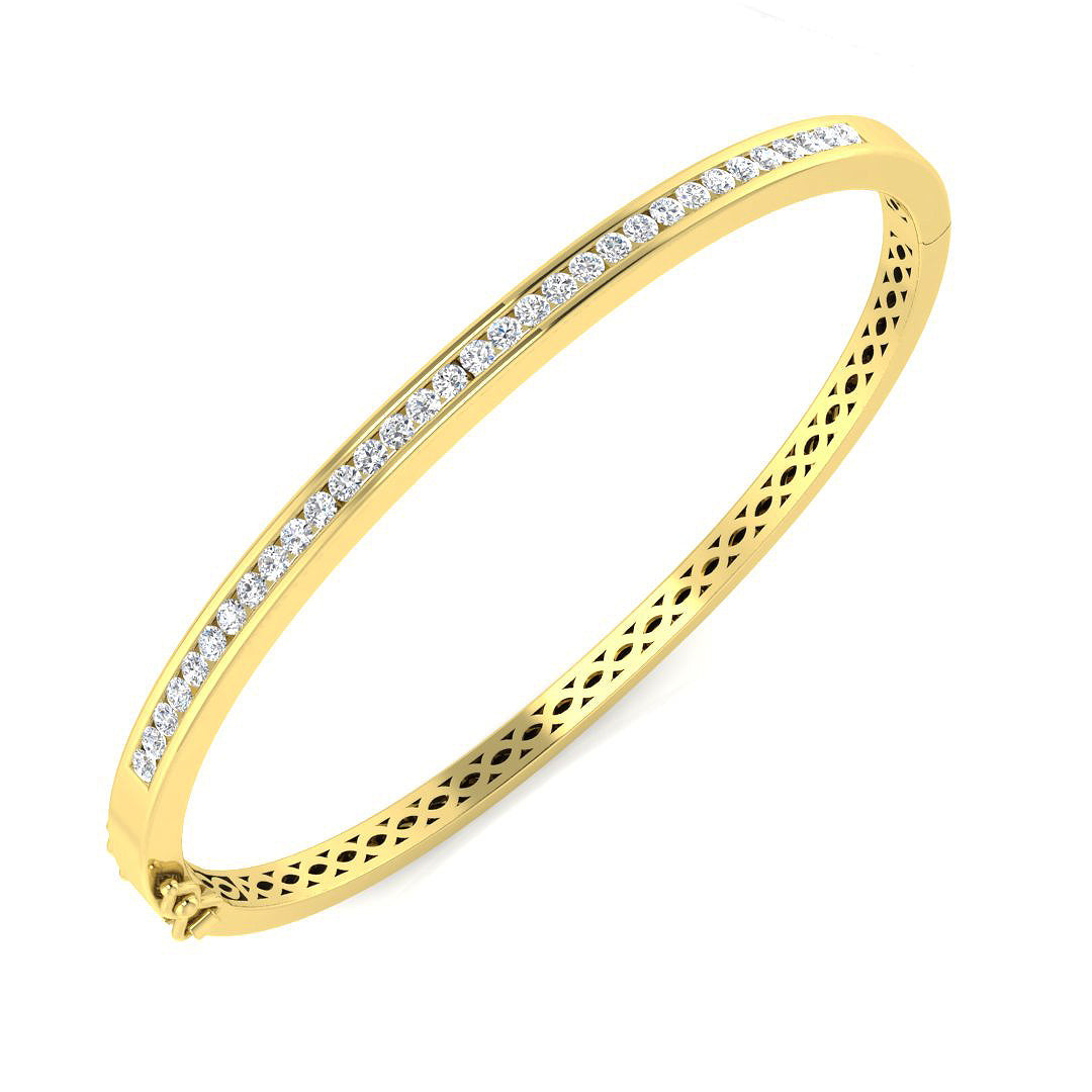 XYA0227 — Bangle - 9k Yellow Gold