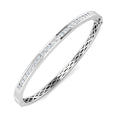 XYA0263 — Bangle - 9k White Gold