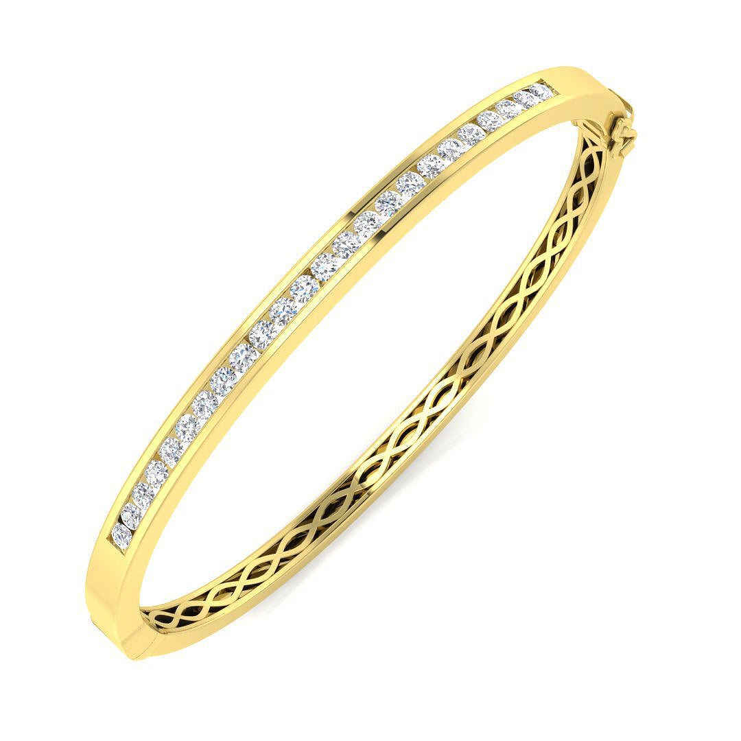 XYA0263 — Bangle - 9k Yellow Gold