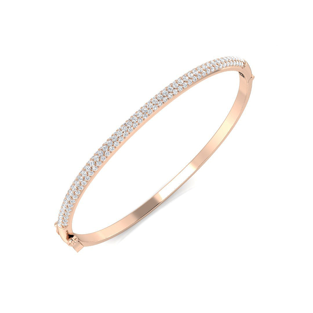 XYA0281 — Bangle - 9k Rose Gold