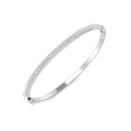 XYA0281 — Bangle - 9k White Gold