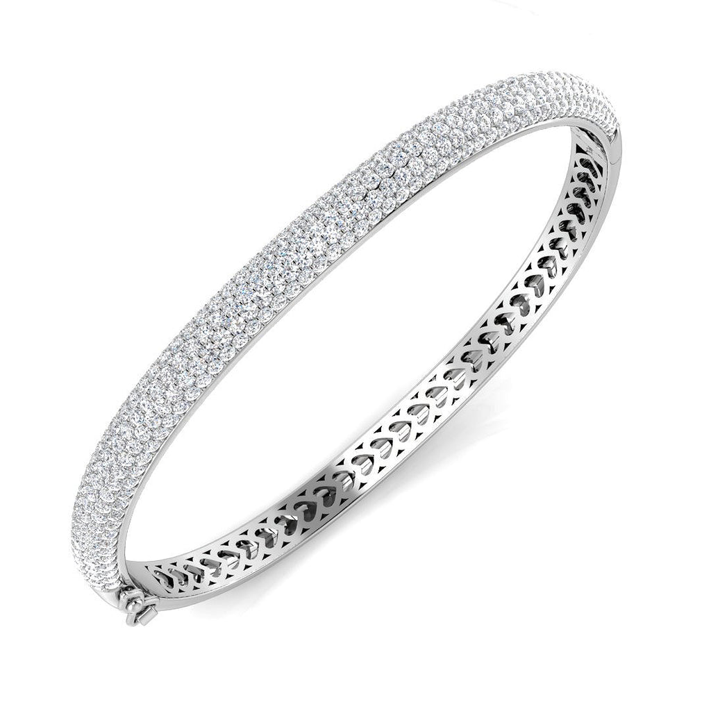 XYA0285 — Bangle - 9k White Gold