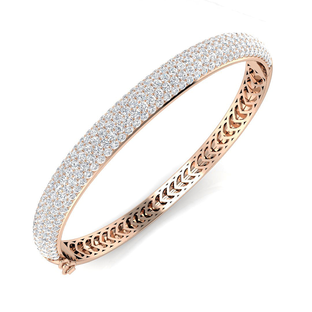 XYA0287 — Bangle - 9k Rose Gold