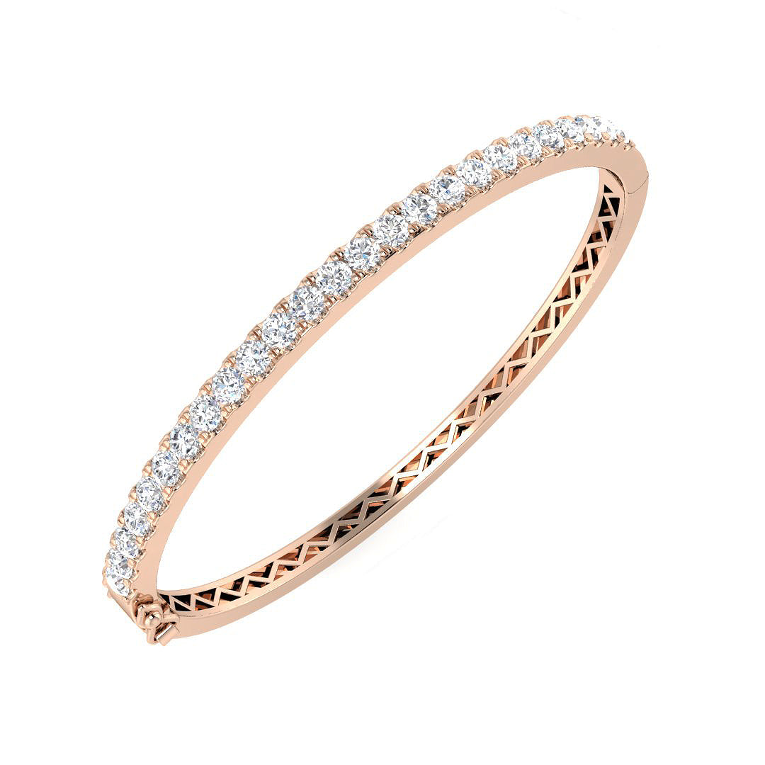 XYA0316 — Bangle - 9k Rose Gold