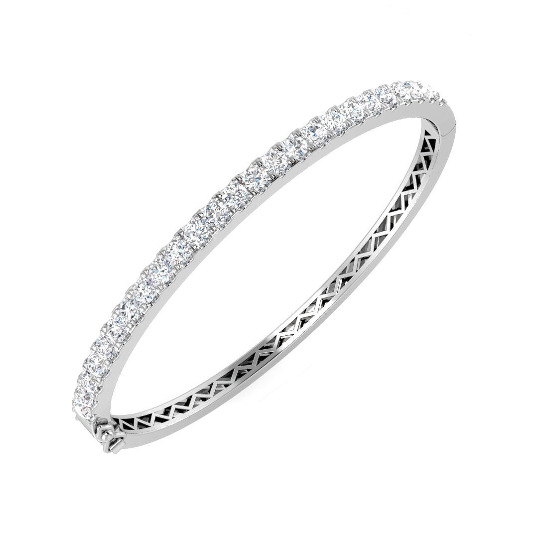 XYA0316 — Bangle - 9k White Gold
