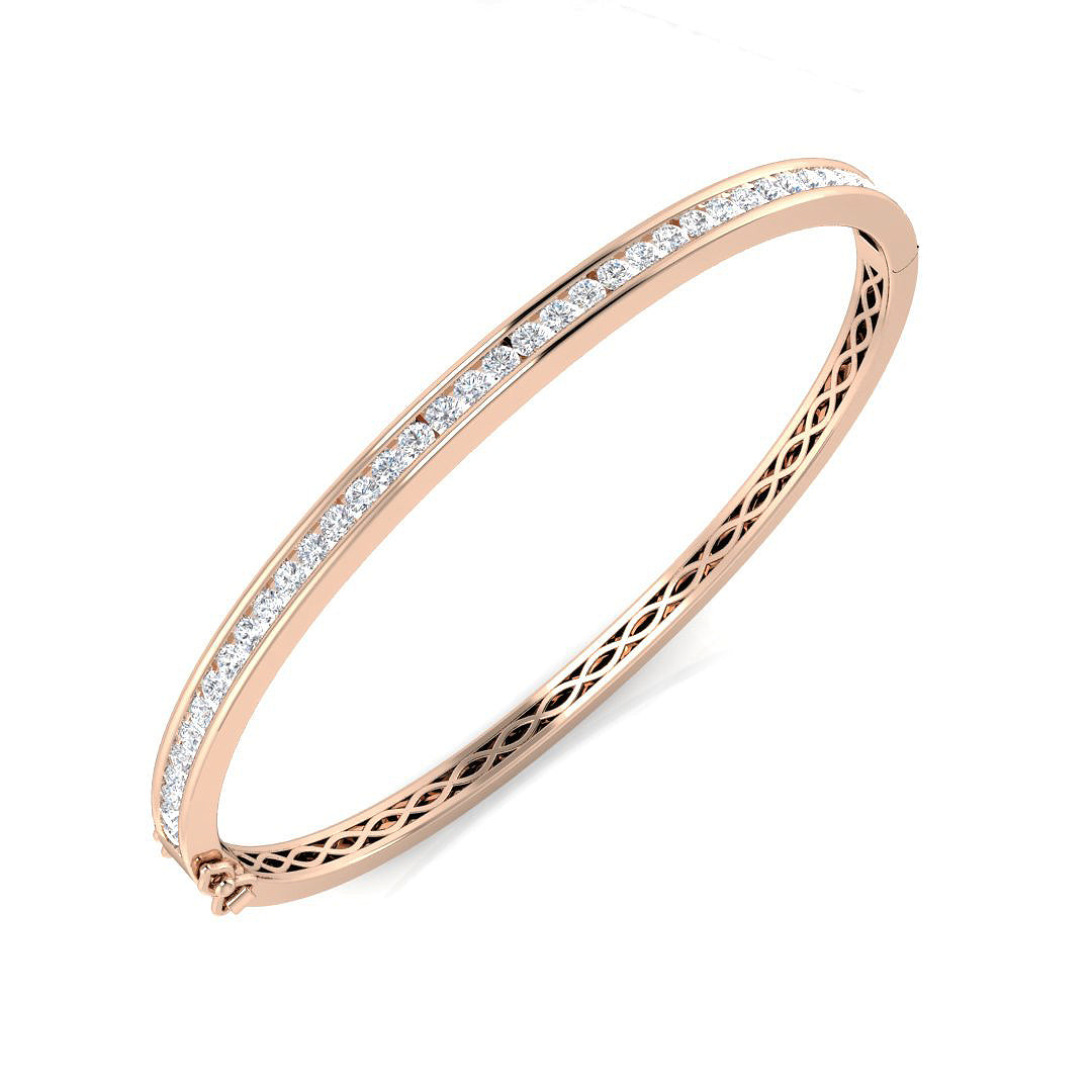 XYA0354 — Bangle - 9k Rose Gold