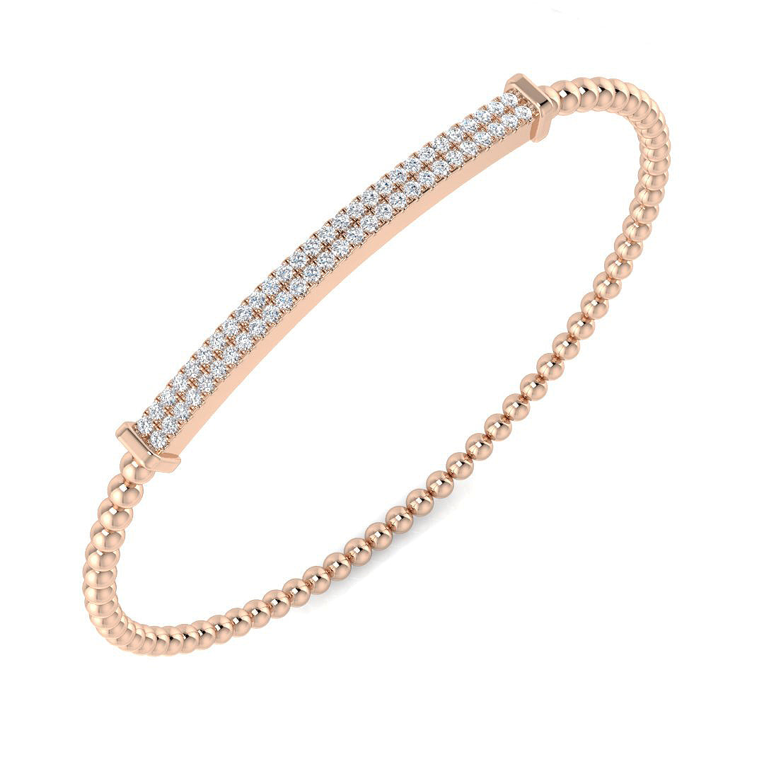 XYA0360 — Bangle - 9k Rose Gold