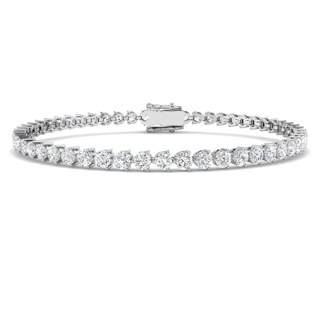 XYB0027 — Bracelet - 9k White Gold