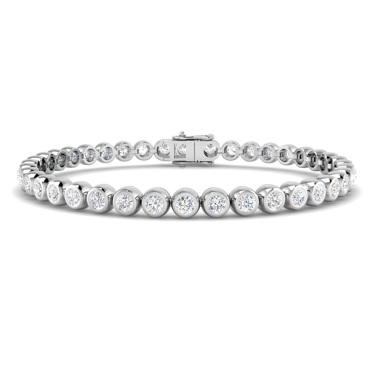 XYB0588 — Bracelet - 9k White Gold