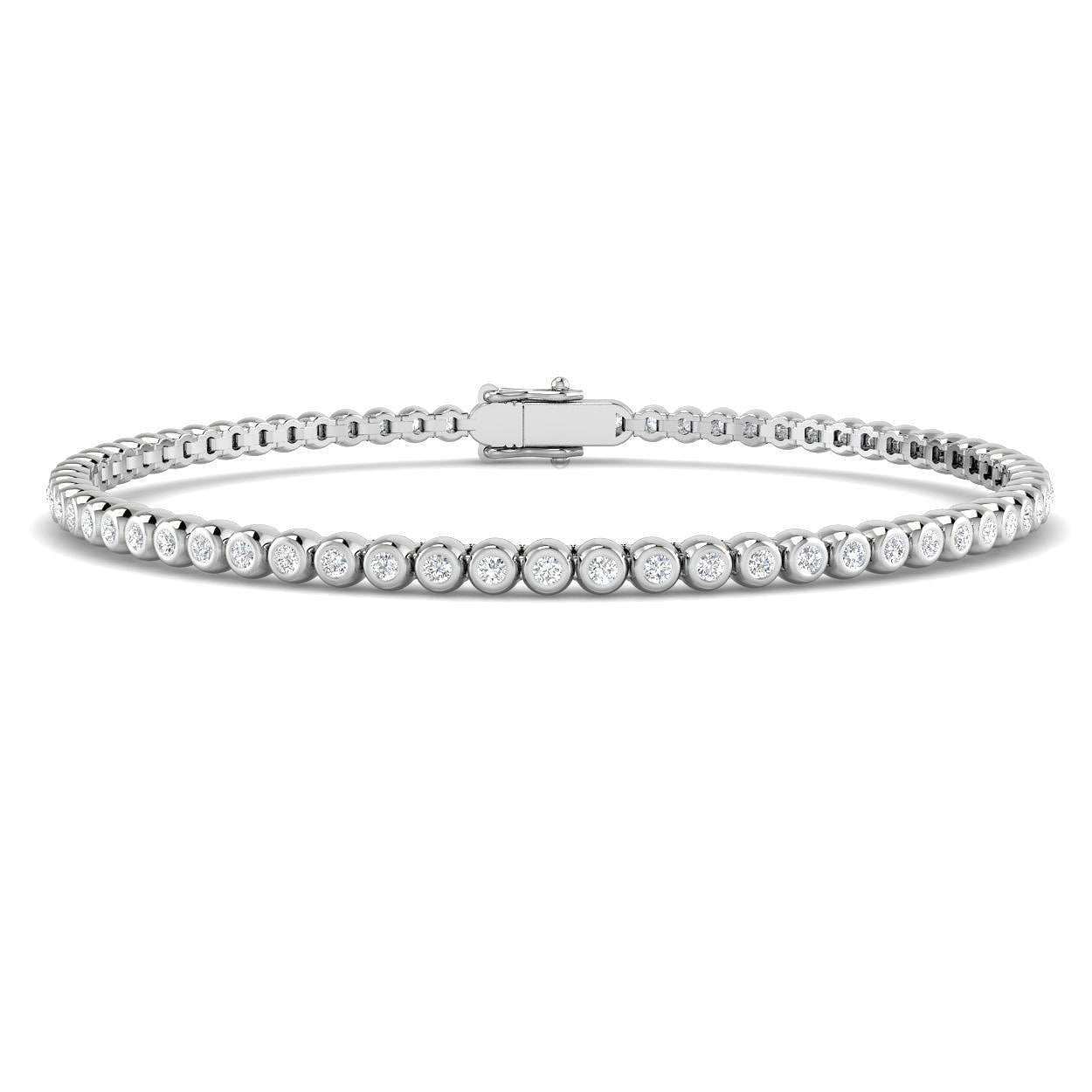 XYB0590 — Bracelet - 9k White Gold