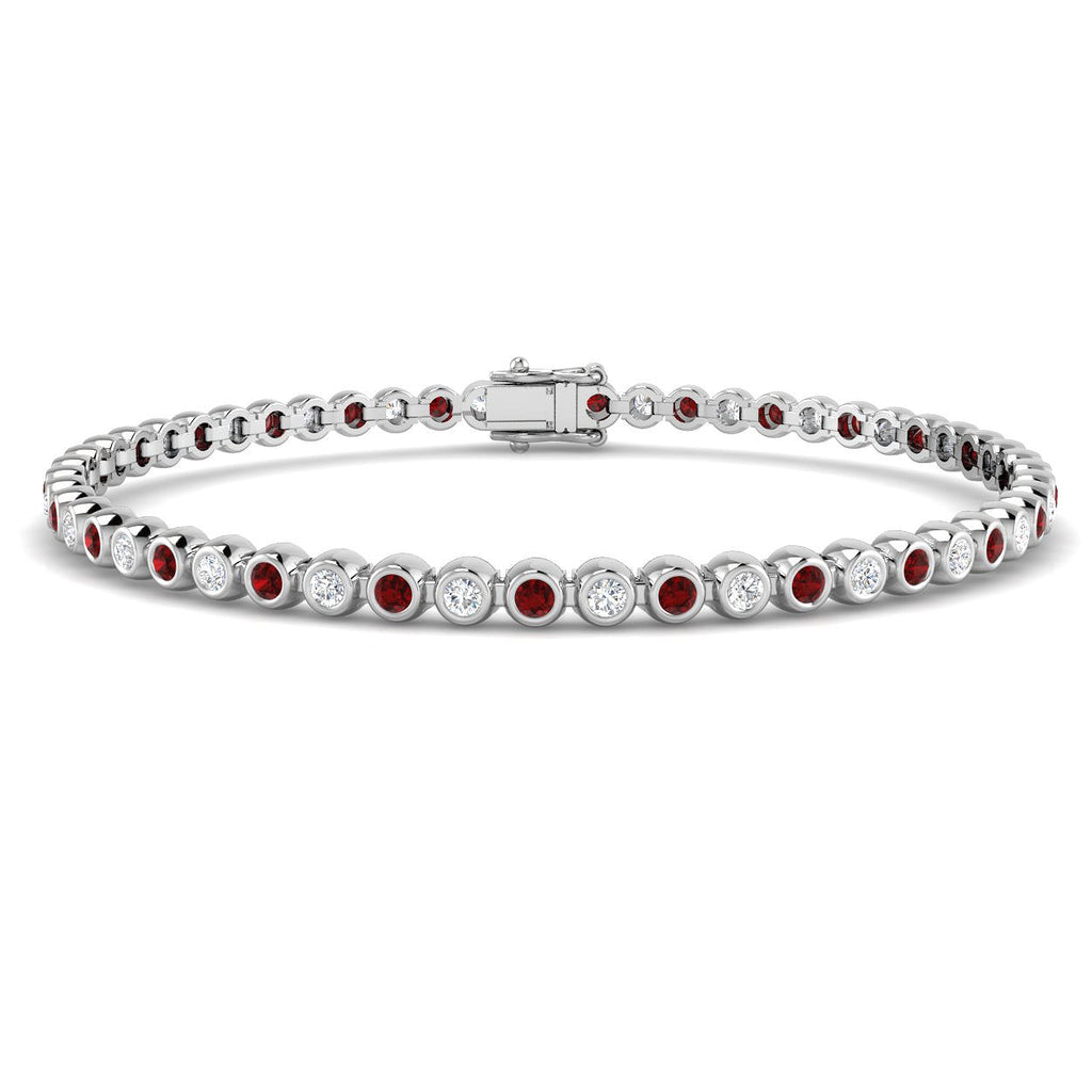 XYB0591 — Bracelet - 18 KT White Gold