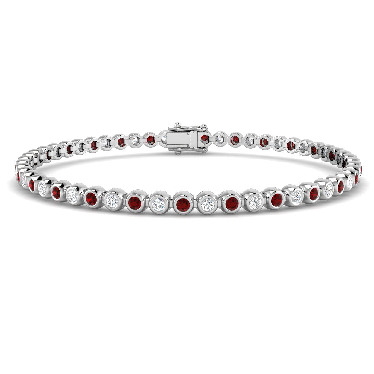 XYB0591 — Bracelet - 18 KT White Gold