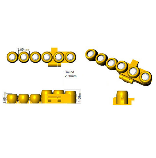XYB0592 — Bracelet - 9 KT Yellow Gold detail