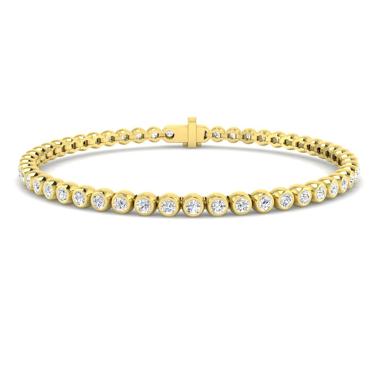 XYB0592 — Bracelet - 9 KT Yellow Gold