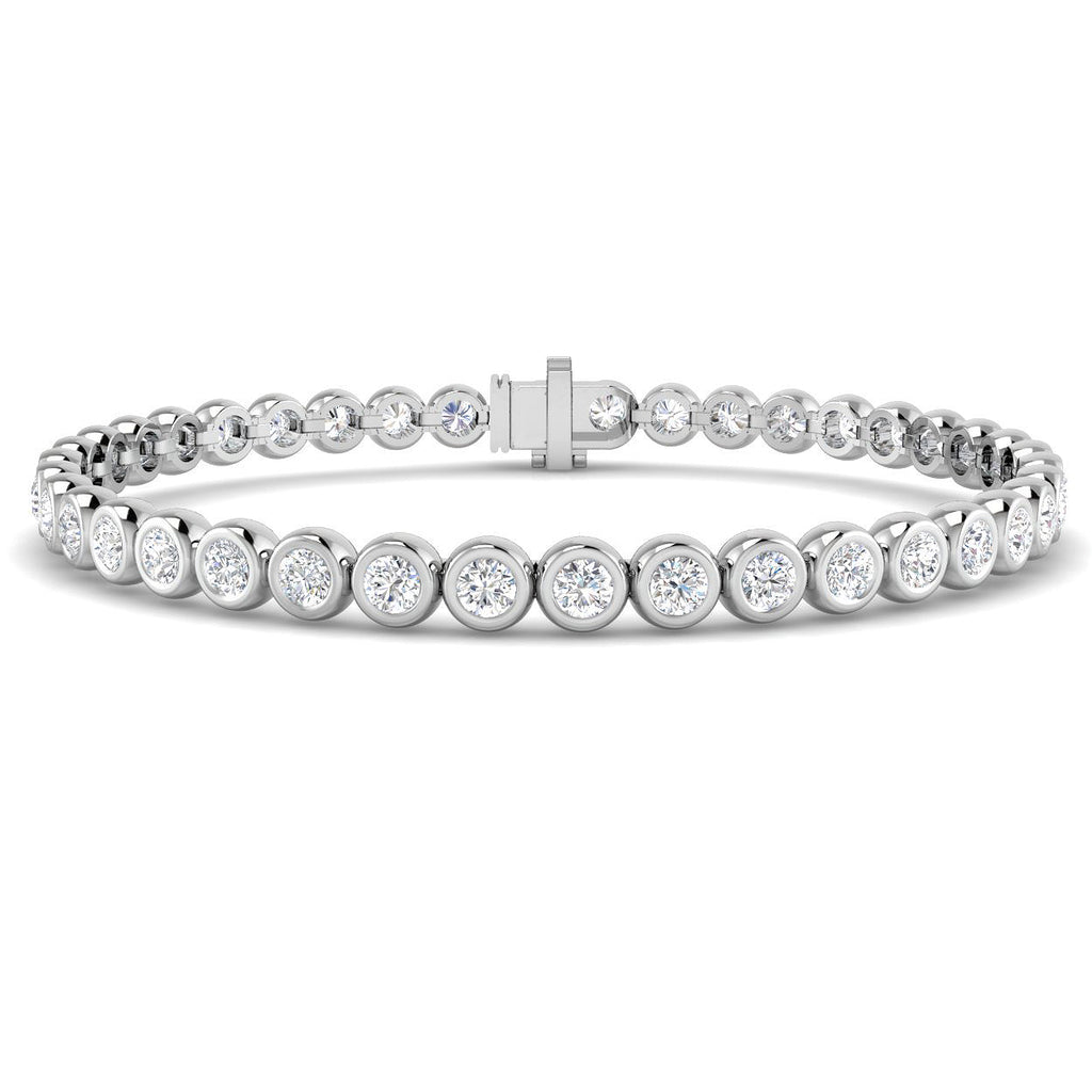 XYB0602 — Bracelet - 9k White Gold