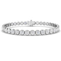 XYB0602 — Bracelet - 9k White Gold