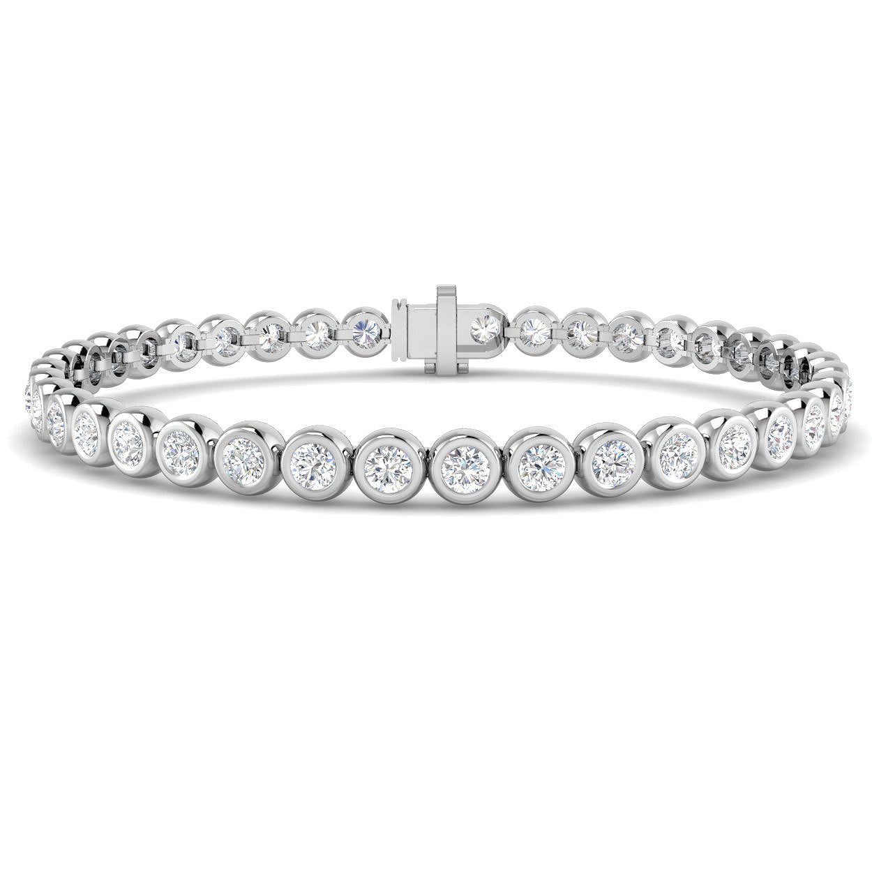 XYB0602 — Bracelet - 9k White Gold