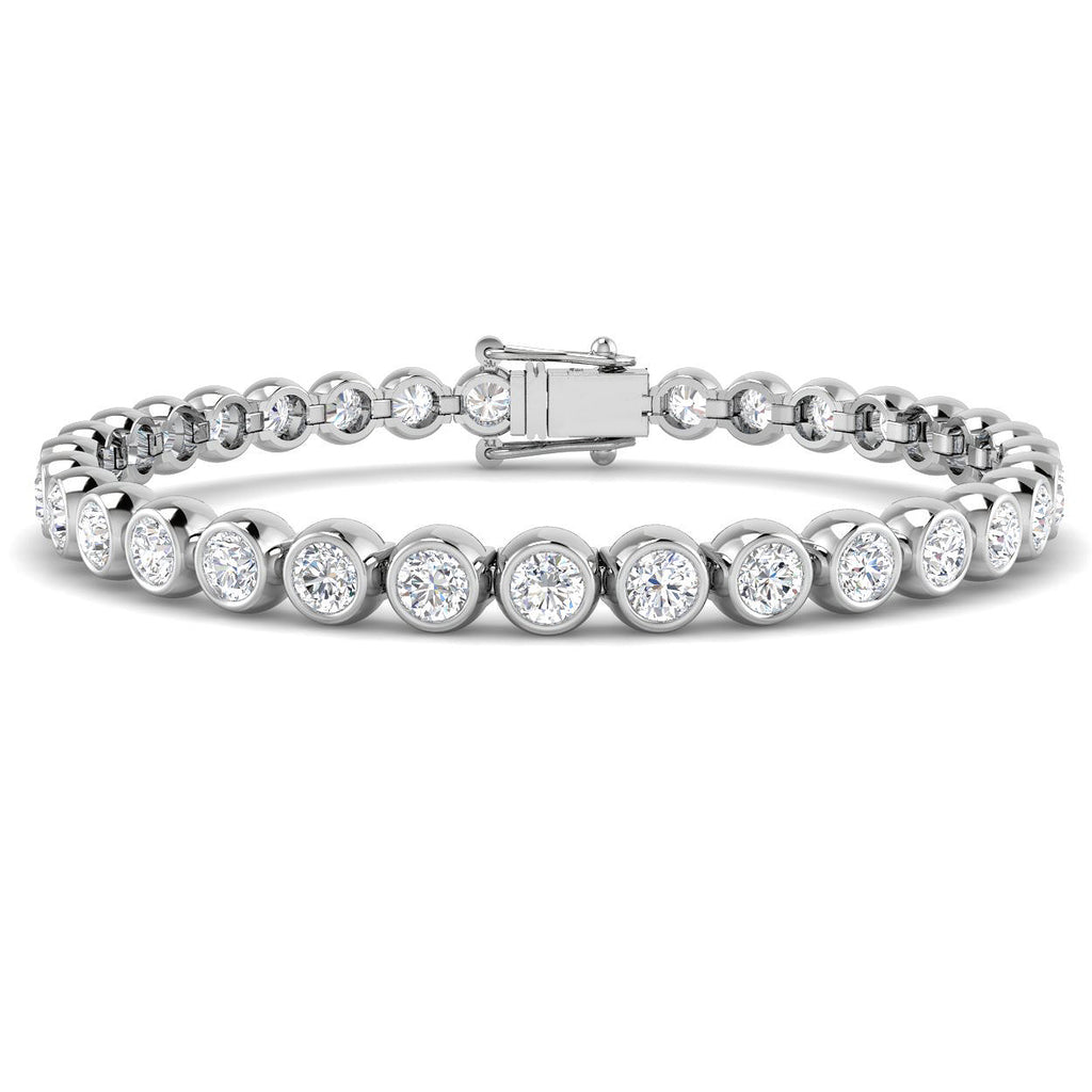 XYB0733 — Bracelet - 9k White Gold