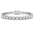 XYB0733 — Bracelet - 9k White Gold