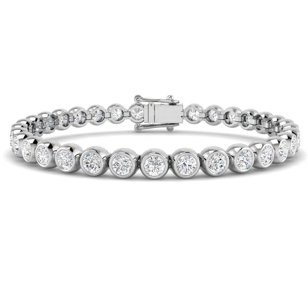 XYB0733 — Bracelet - 9k White Gold