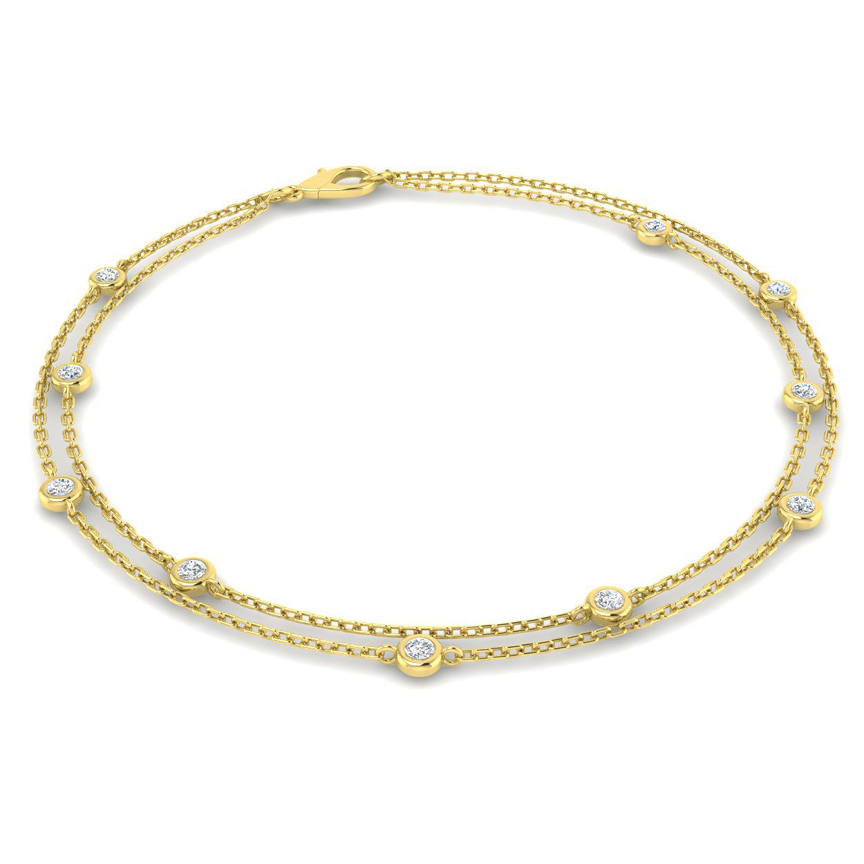 XYB0734CA — Bracelet - 9k Yellow Gold