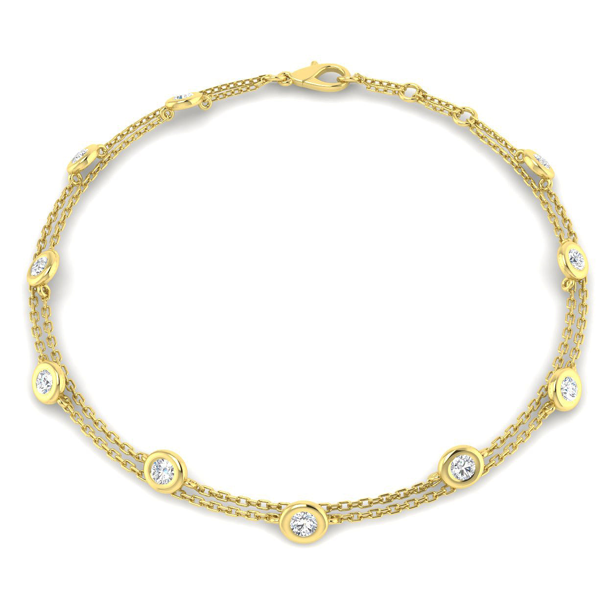 XYB0734CB — Bracelet - 9k Yellow Gold