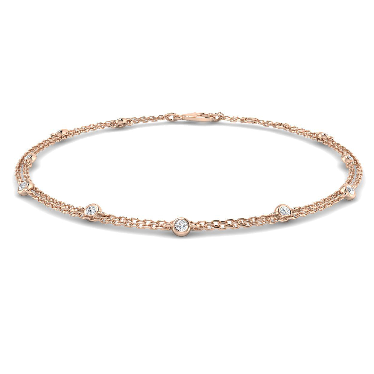 XYB0734C — Bracelet - 9k Rose Gold