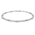 XYB0734C — Bracelet - 9k White Gold