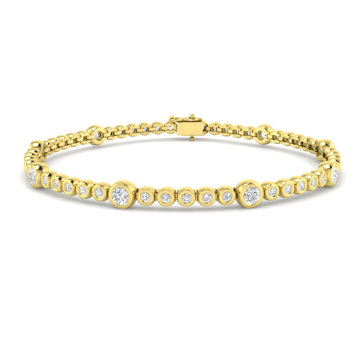 XYB0908 — Bracelet - 9k Yellow Gold