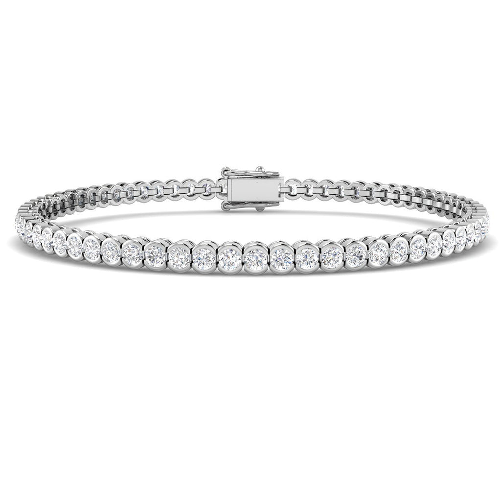 XYB0911 — Bracelet - 9k White Gold