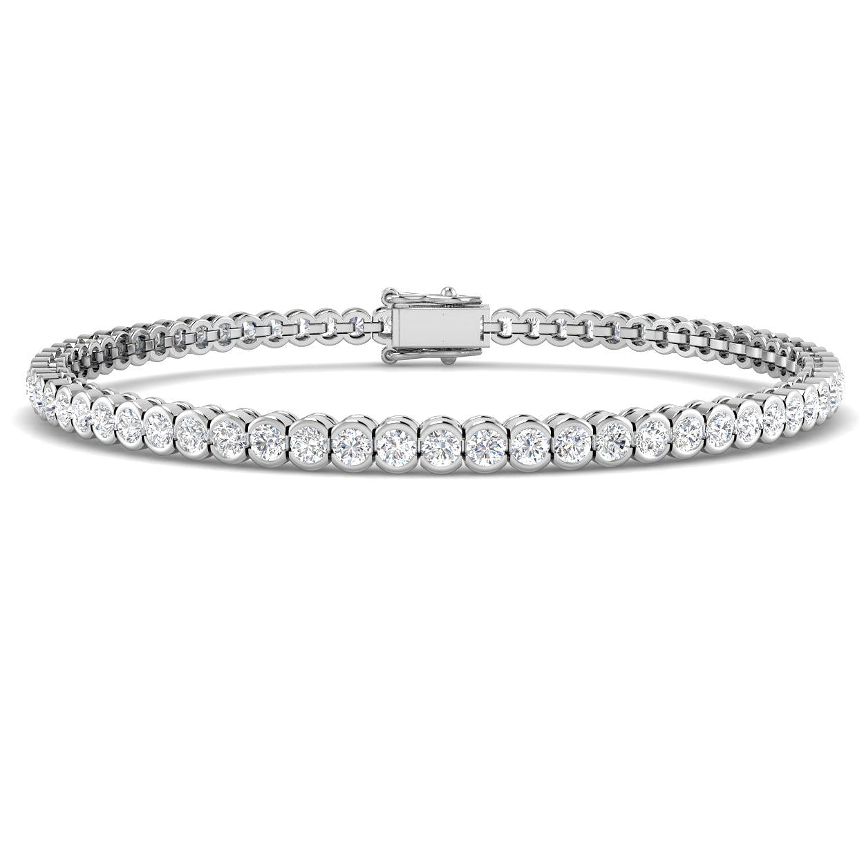 XYB0911 — Bracelet - 9k White Gold