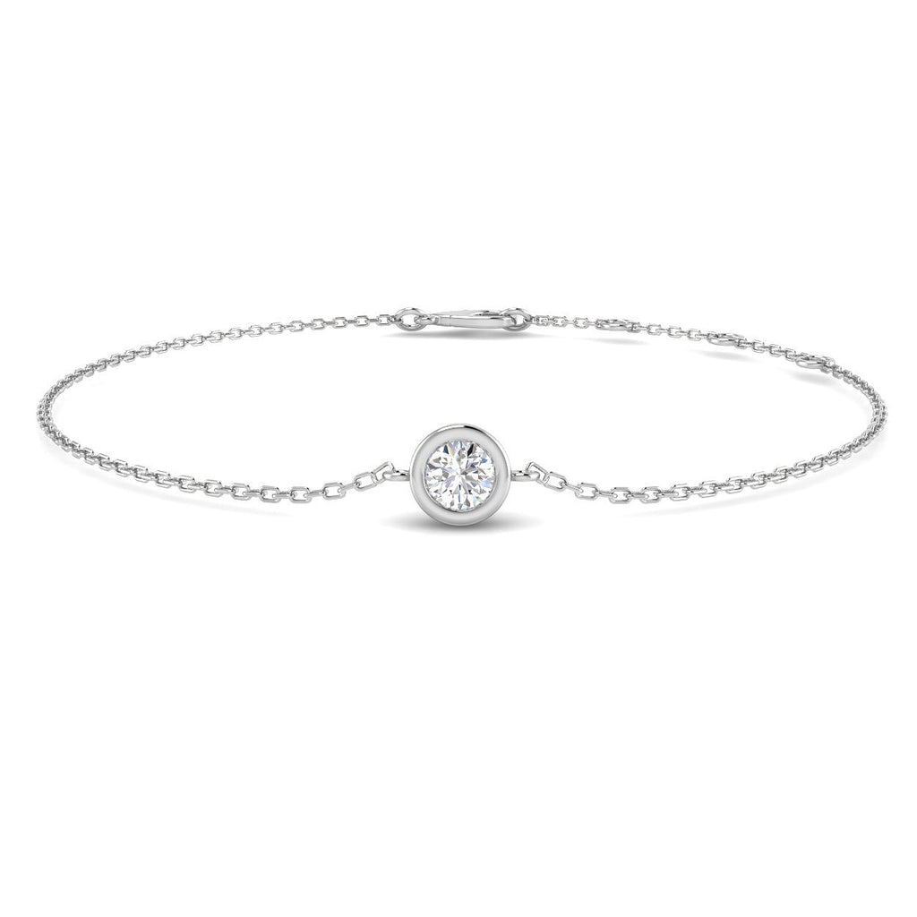 XYB1119 — Bracelet - 9k White Gold