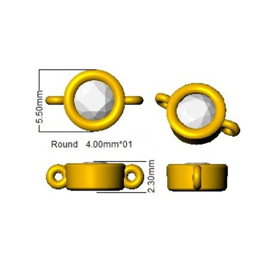 XYB1119 — Bracelet - 9k Yellow Gold detail