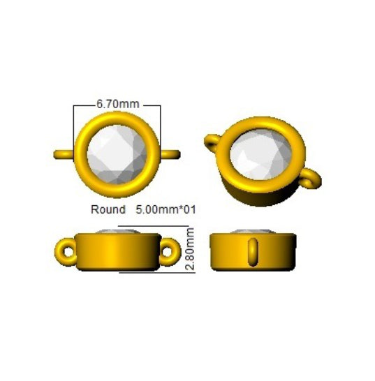 XYB1156 — Bracelet - 9k Yellow Gold detail